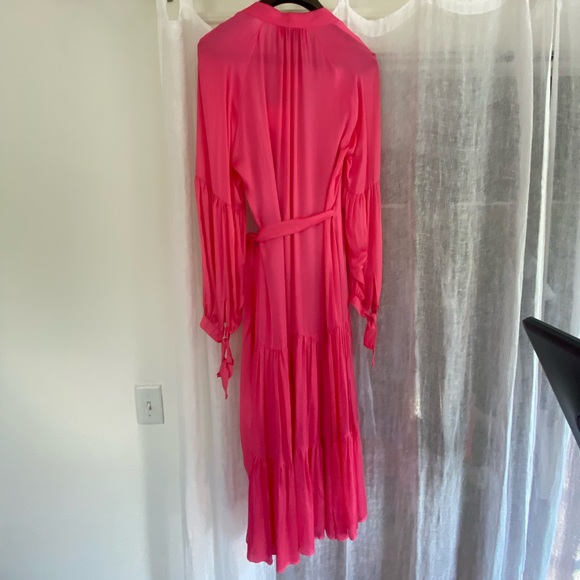 NWT Munthe Helmut Satin Wrap Dress - Picture 6 of 11